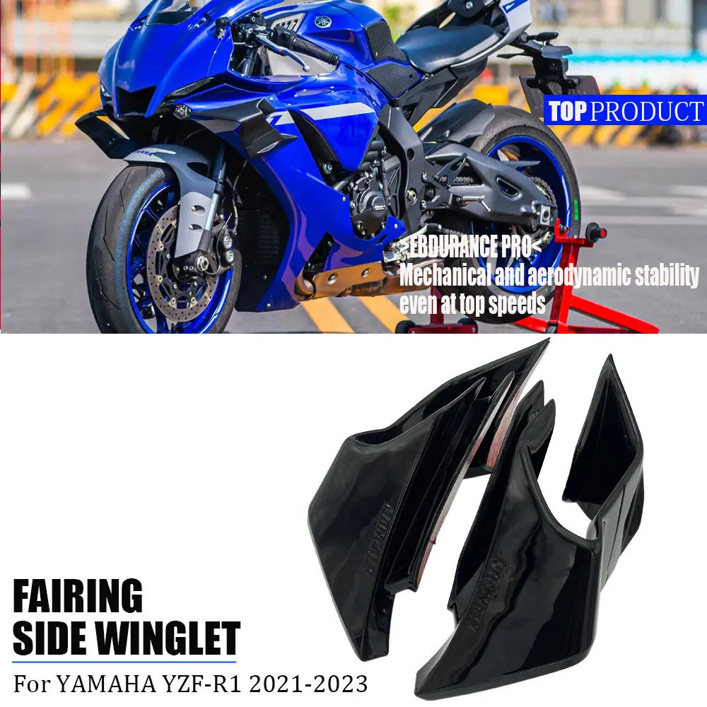 

For Yamaha YZF-R1/R1M 2021-2023 motorcycle fairing fixed wing aerodynamics spoiler wing