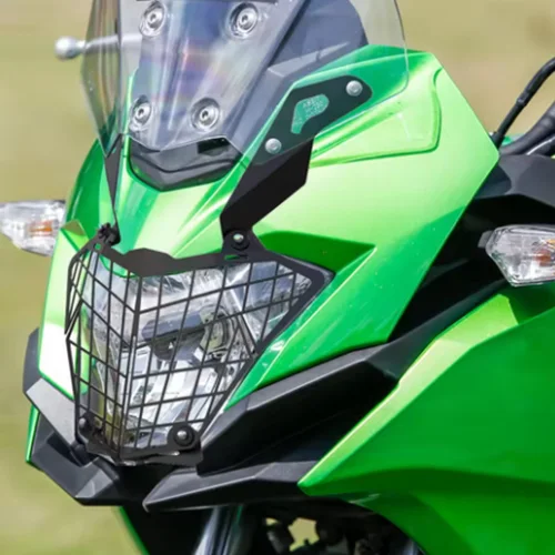 Imagen 2 del producto VERSYS250 VERSYS 300 250 faro de motocicleta Protector de luz cubierta de rejilla para Kawasaki Versys X300 X250 VERSYS300