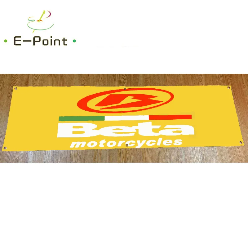 130GSM 150D Material Italy Beta Motorcycles Racing Banner 1.5ft*5ft (45*150cm) Size for Home Flag Indoor Outdoor Decor yhx213