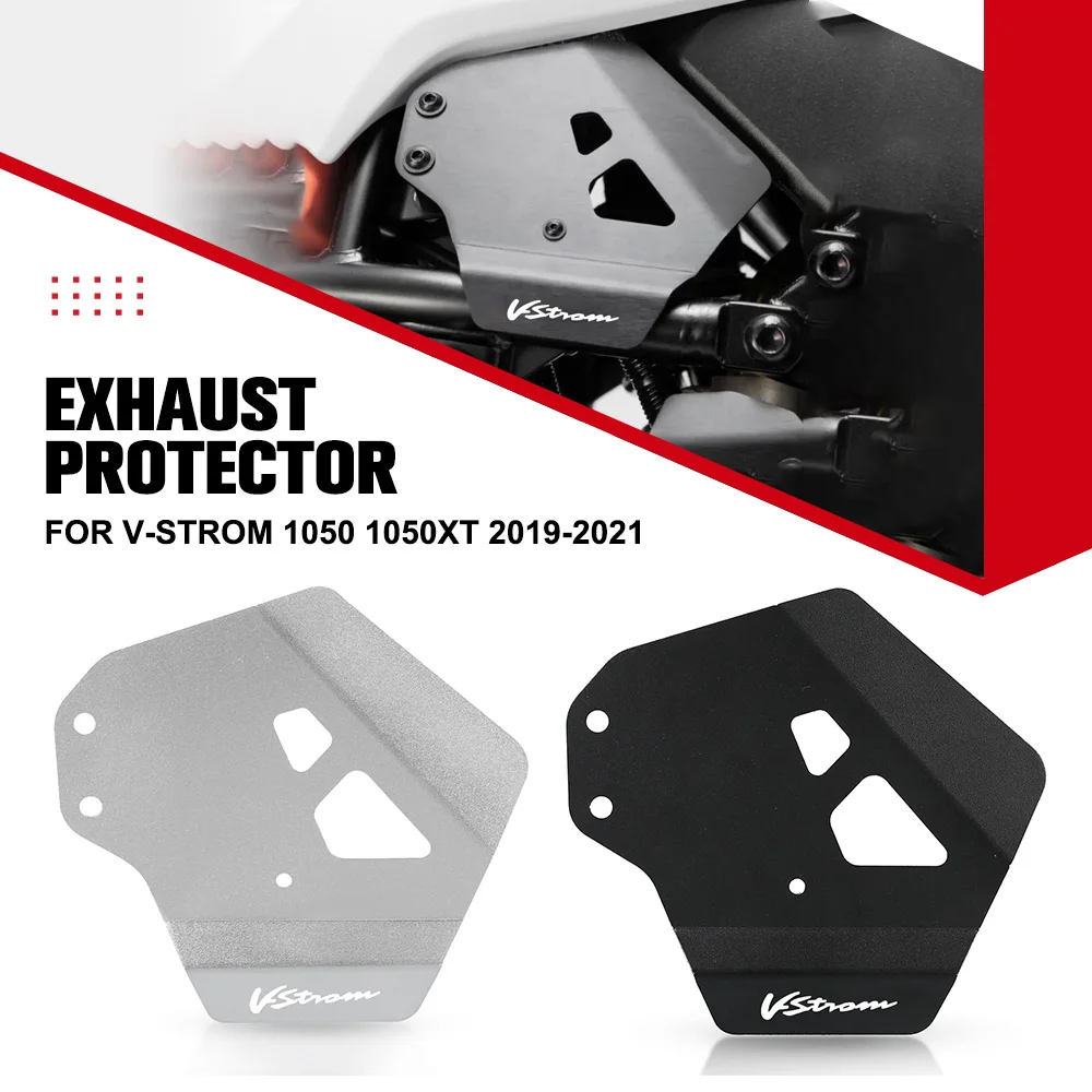 

For SUZUKI V-STROM 1050 1050XT 2019 2020 2021 Motorcycle Aluminium Exhaust Muffler Pipe Heat Shield Protection Cover Accessories