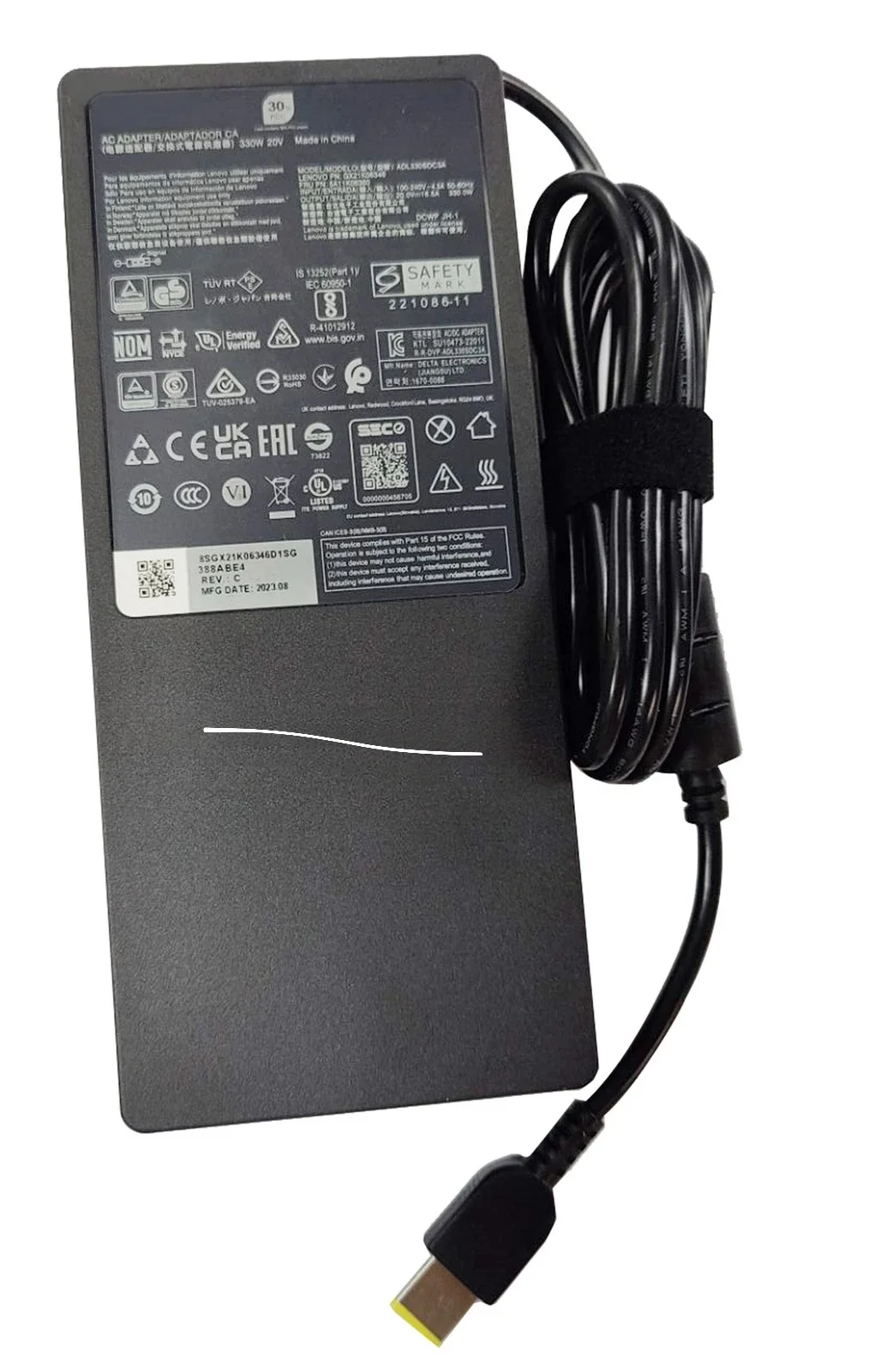 20V 16.5A 330W AC Power Adapter Charger For Lenovo Legion Pro 7 16ARX8H