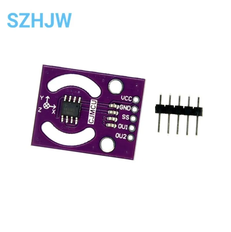 MCU-93 MLX90333 3D Handle Joystick Sensor Module Absolute Position SPI Interface For Arduino 