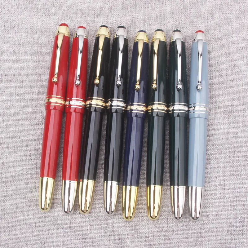 

Classique M.K 100 Origin 162 Piston Rollerball Fountain Pen Black Limited Edition Blue Office Writing Green Resin Metal Cap