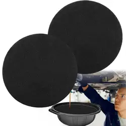 2pcs 38cm 22'' Oil Drain Pad No Splatter Pad Round Pad For Car Changing Oil Transmission Drain Pan Auto Accessories