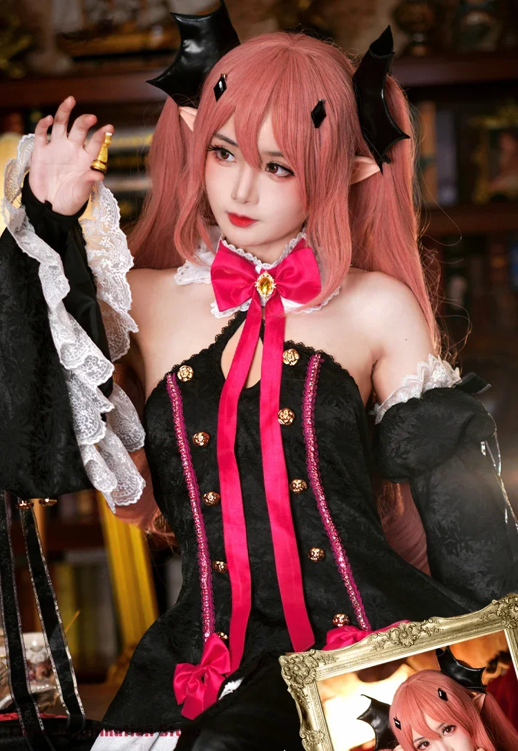 

Krul Tepes Cosplay Anime Seraph Of The End Cosplay Krul Tepes Gorgeous Costume Shoes Wig Comic Con Party Halloween Birthday Gift