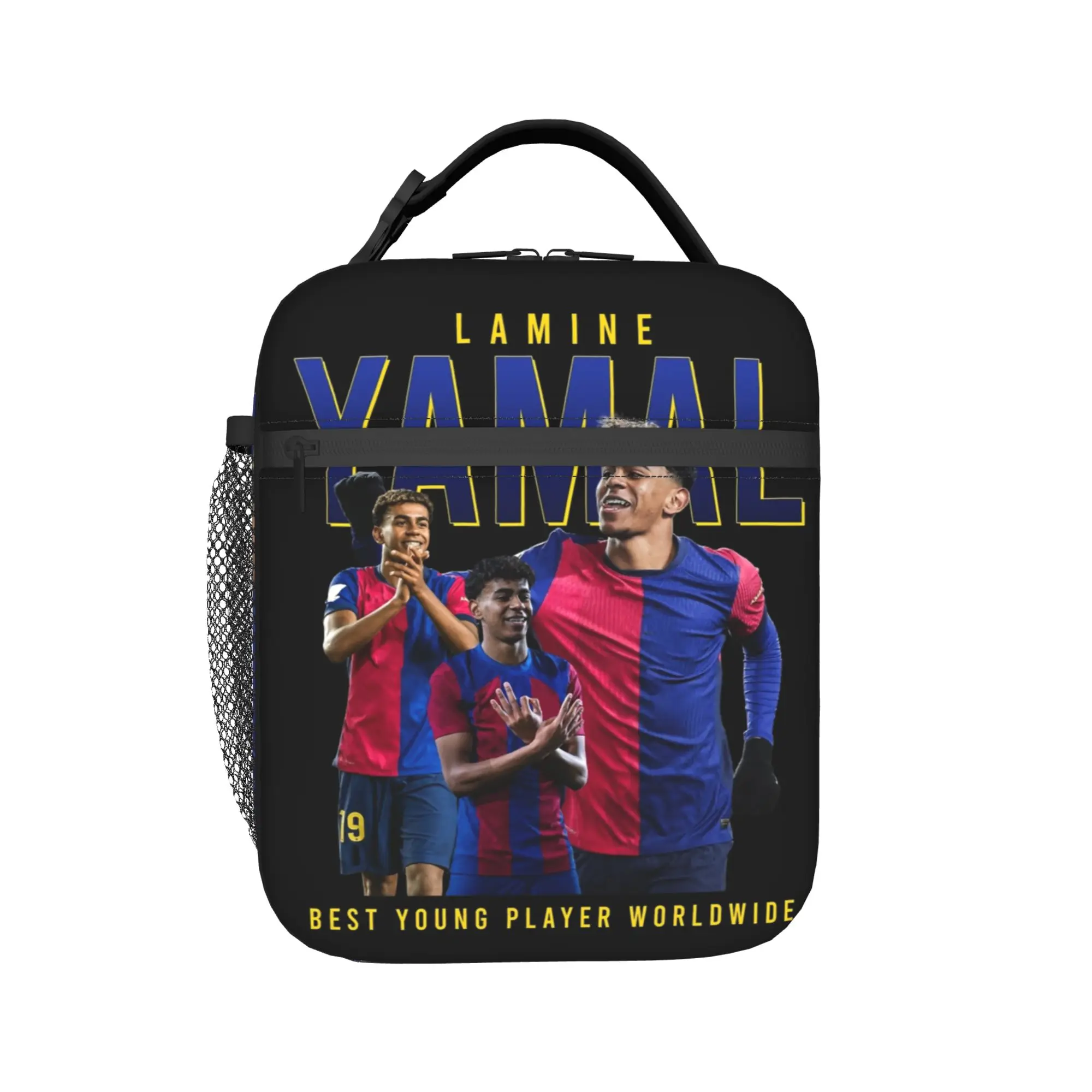 Lamine Y-Yamal Insulated Lunch Bags Thermal Bag Reusable,Lunch Container Football Soccer Large Tote Lunch Box Food Handbags