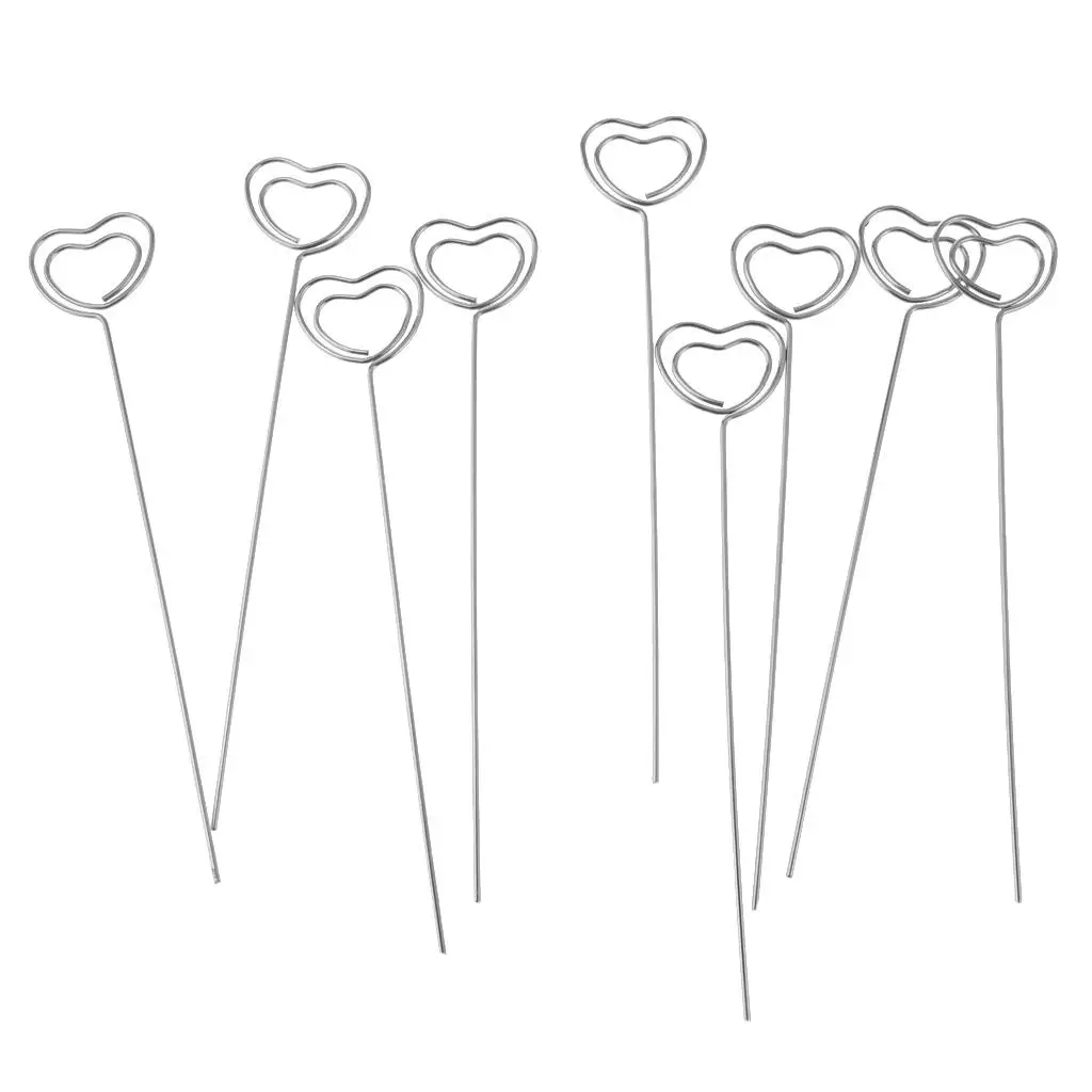 Durable Metal Photo Holders Memo Wire Clips Card Frame for Wedding Party Meeting Decorative Crafts Materials