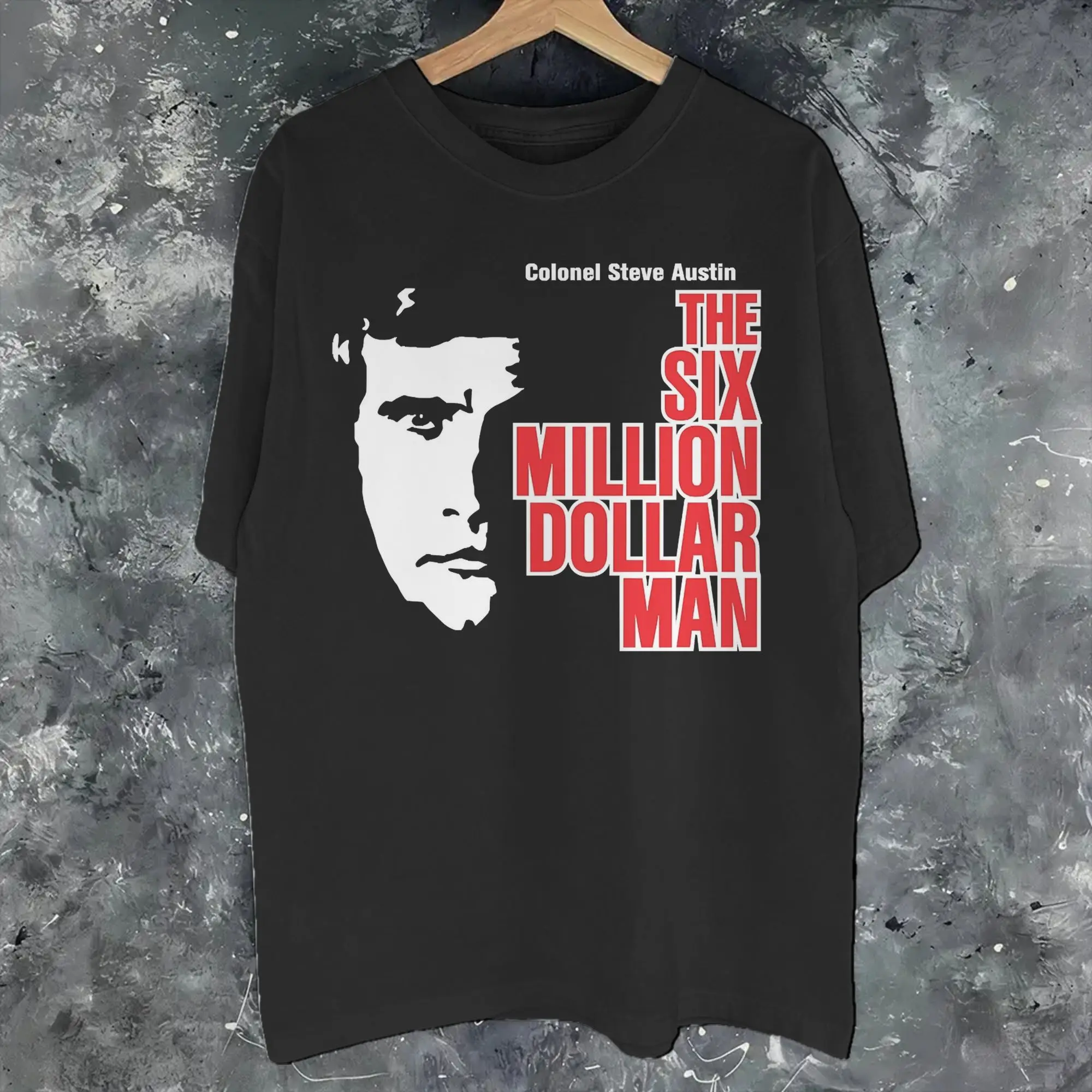 Men Women The Six Million Dollar Man  T Shirt 100% Cotton Graphic Printed T-Shirt  Clothing Outfits