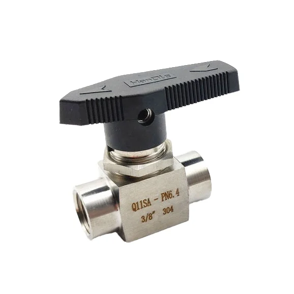 Customizable Swagelok Type Manual Dashboard Ball Valves NPT/BSPP/BSPT Male Female Connectors, Gas/Oil/Water ASME ANSI API