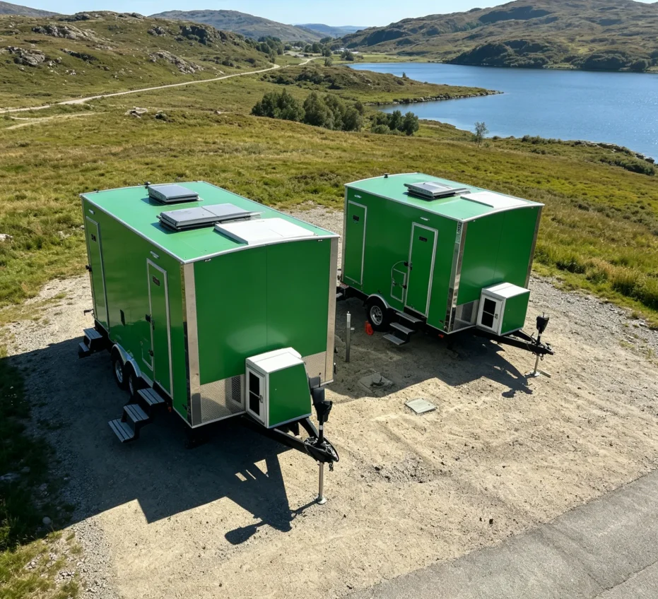 Steel Portable Mobile Toilet Modern Design Durable and Eco-Friendly Easy Installation 1-Year Warranty Outdoor Use