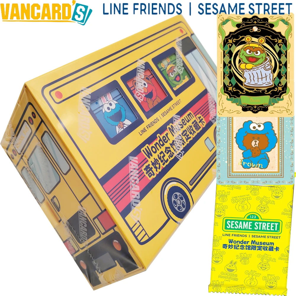 

Official VANCARD'S Sesame Street Collection Cards Puppet Show Childhood Education Animation Enchanting Characters Stylish Cards