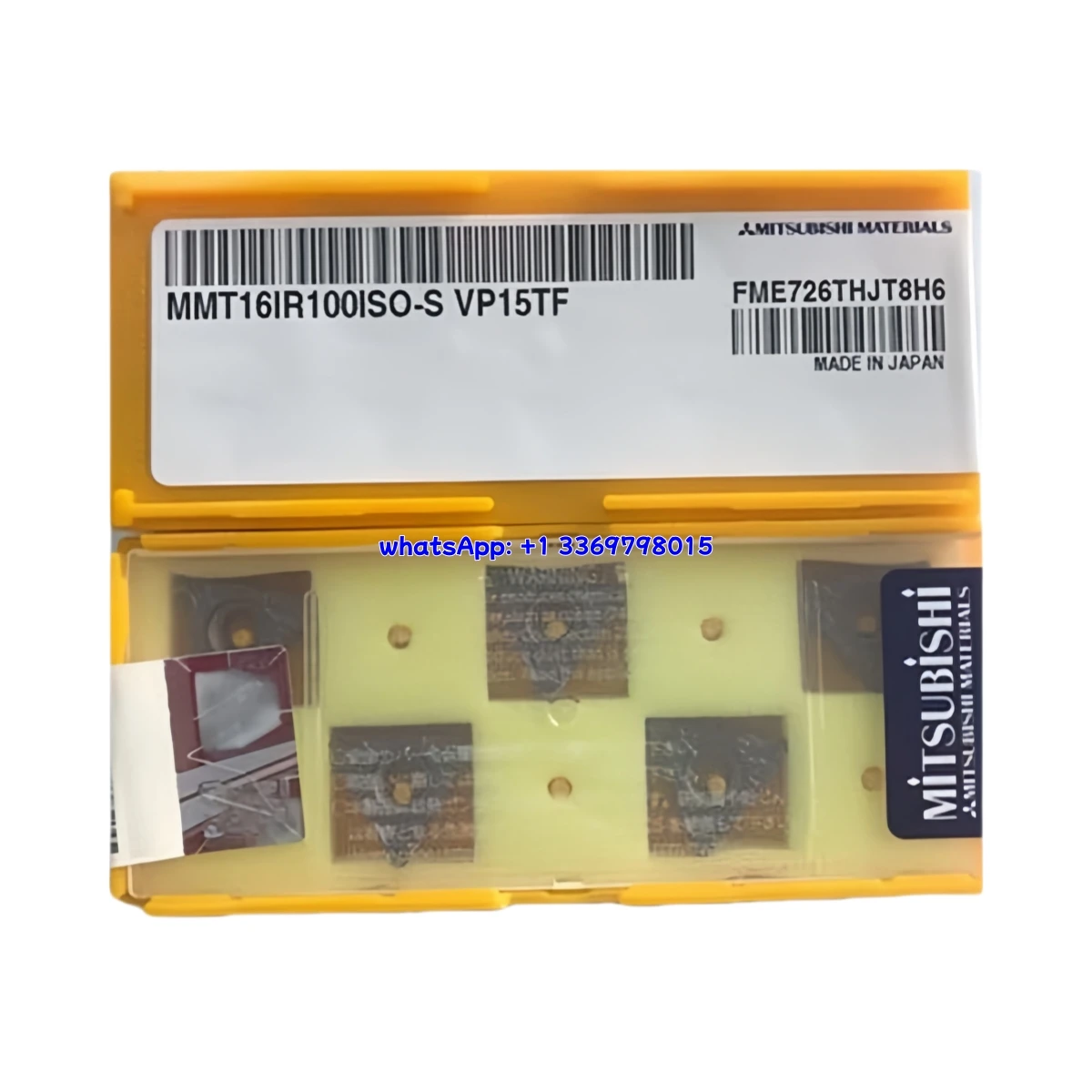 

100% Original MMT16IR100/125/150/175/200/250/300ISO-S VP15TF Thread Insert