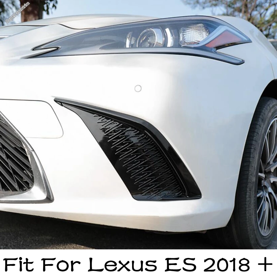 

Front Bumper Fog Light Lamp Shade Frame Foglight Bezel Decorations Cover Trim Accessories For Lexus ES 2018 - 2023 F Sport Style