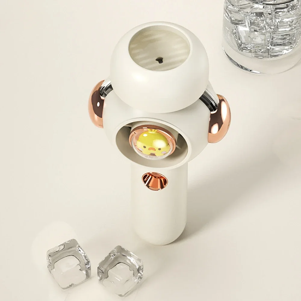 2-в-1 вентилятор с водяным туманом портативный уличный портативный студенческий общежитие офисный настольный USB перезаряжаемый вентилятор