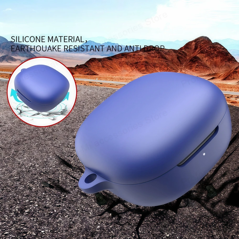 لينة سيليكون حقيبة سماعة الاذن ل Redmi Buds 6 اللعب سماعة رأس بخاصية البلوتوث الغطاء الواقي مع المفاتيح ل Redmi Buds 6Play صندوق