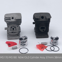 38mm 37mm Bore Cylinder Piston Kit Fit For Stihl New MS170 MS180 170 180 MS171 MS181 MS 171 181 MS181C Garden Gas Chainsaw Parts