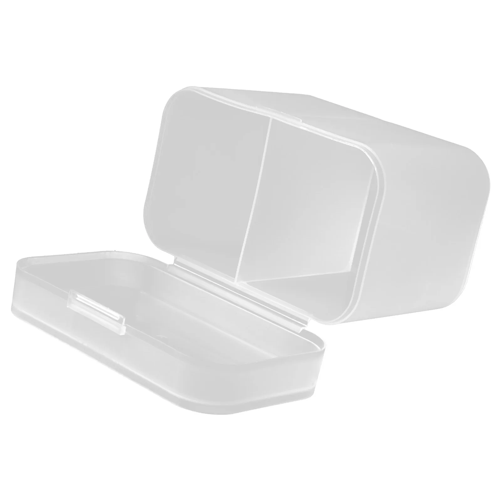 

Cotton Pad Box Clear Container Swabs Dispenser Buds Organizer Bathroom Vanity Desktop Storage Case Makeup Accessories Round