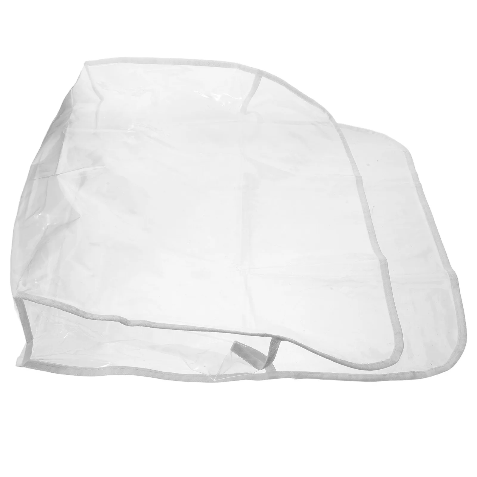Salon Chair Back Cover Transparent Clear Stylist Chair Protector Waterproof Plastic Cover 19x17 Easy Clean Reusable for Beauty