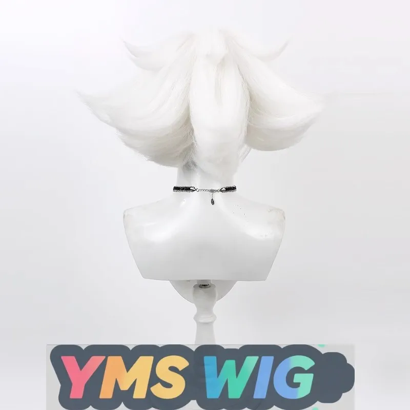 [YMS WIG] Hell Inn Angel Dust Cos Perruque Angel Dust Cuir chevelu blanc