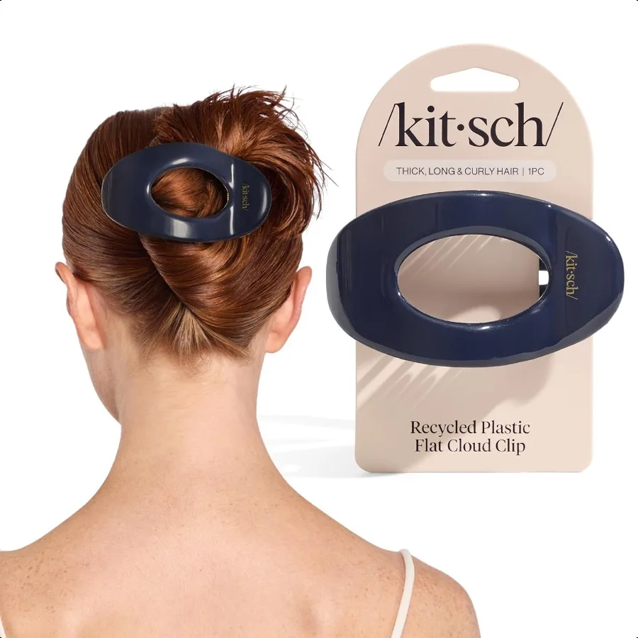 

Large Flat Claw Clips for Women Stylish Flat Hair Clips for Women Strong Hold for Thick Fine Hair NonSlip for Secure Comfortabl