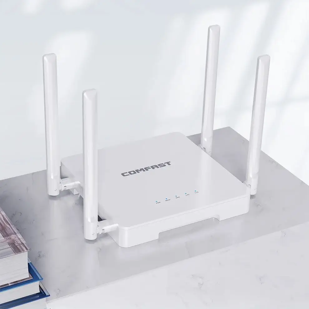 

CF-WR631AX-V2 WiFi 6 Router 3000Mbps, 4×5dBi Antennas, 256MB RAM, Dual-Band 2.4G/5GHz, Gigabit Ports, WPA3, Mesh Support