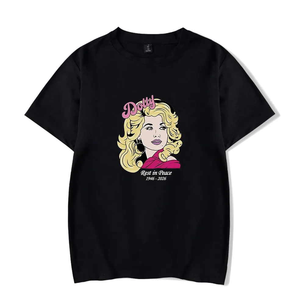 RIP Dolly Parton Merch Crewneck Fashion T-shirt Unisex Casual Tops