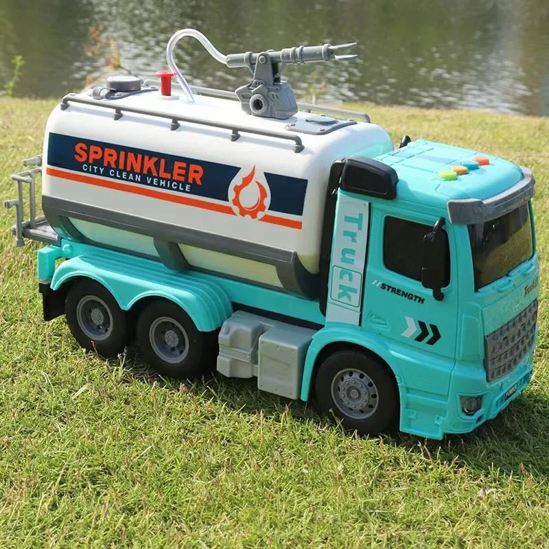 Simulation Inertial Engineering Truck Cement Mixing Discharge Acousto-optic Concrete Set Toy Car Toys for Kids 2 To 6 Years Old