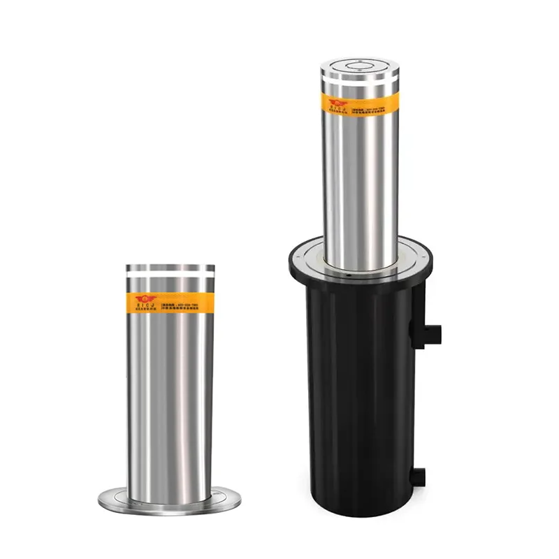 Automatic Impact Load Post Installation Base Road Standard Safety Rising Embedded Bollards Pipe Hydraulic Bollard System