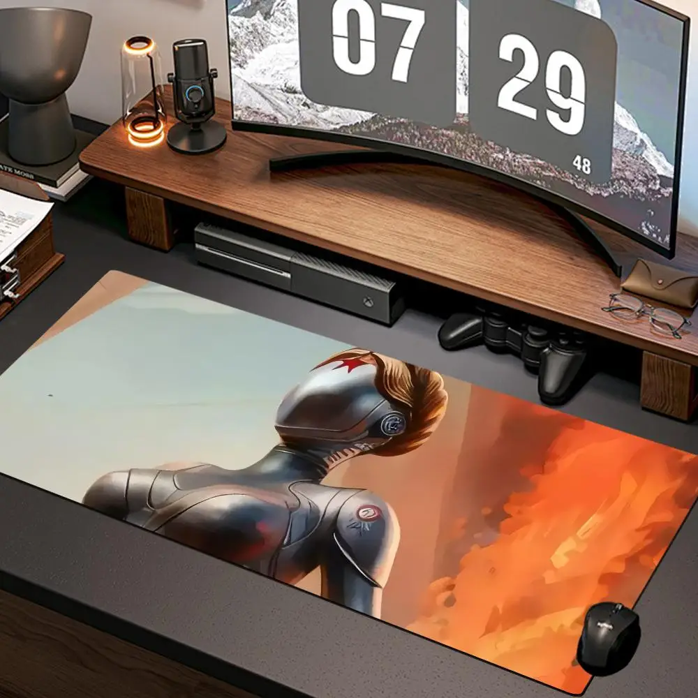 atomic heart Mouse Pad New Computer Home Mousepad XXL Desk Mats Natural Rubber Office Anti Slip Gaming Accessories pad
