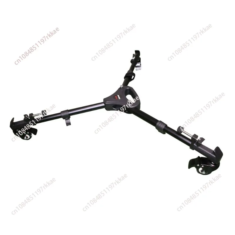 2 900 Professional Photo Aluminum 3 Wheels Pulley Universal Foldable DSLR Camera Tripod Dolly Base Stand Max.