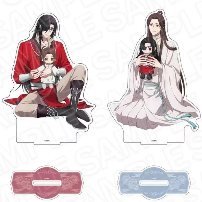 Tian Guan Ci Fu Anime Xie Lian Hua Cheng Figure Double Person Standee Heavenly Officials Blessing Acrylic Stand Display Decor