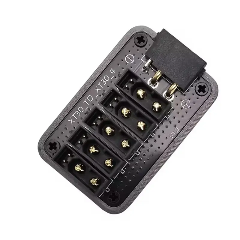 Top Sale 2X 50A XT30 (2+2) Power Distribution Board Support CAN Protocol 5-Channel Output For Robot RC Car/Boat DIY Accessory