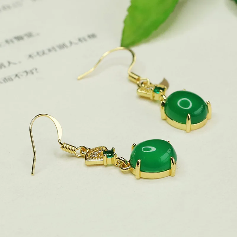 Agate Earrings Ice …