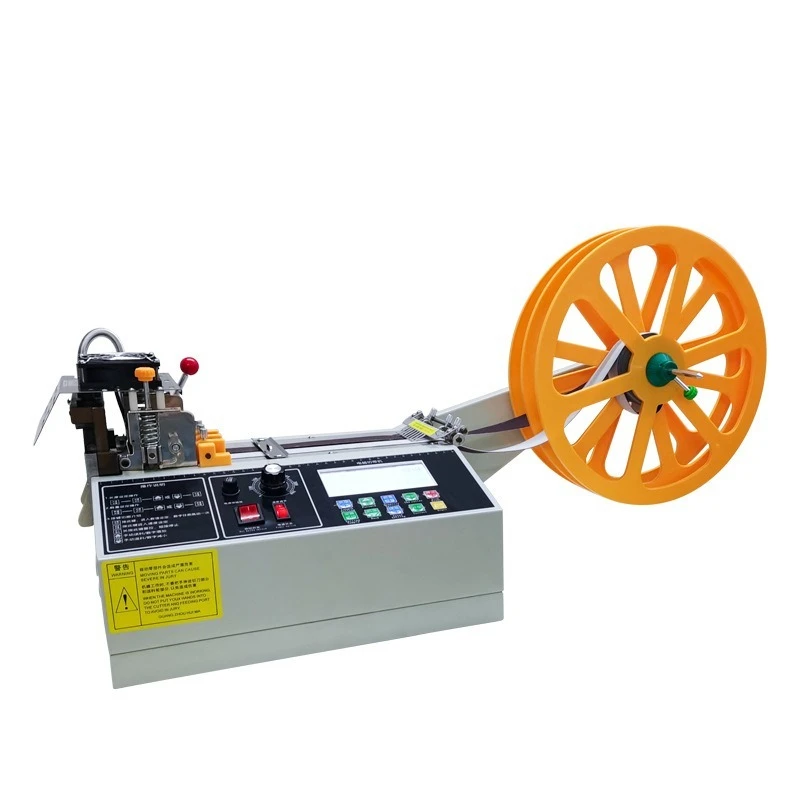 Small Fully Automatic Belt Cutting Machine Webbing Ribbon Hot Cutting Machine Nylon Rope Rope Cutting Machine