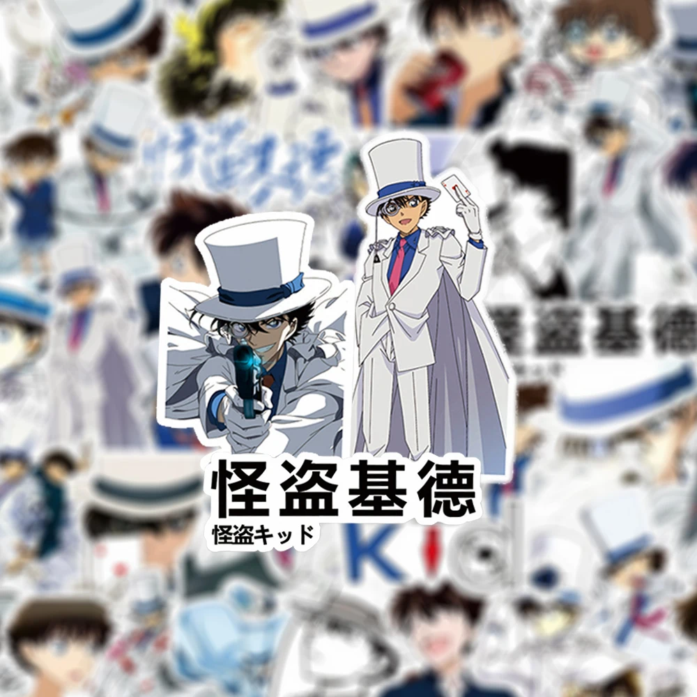 

10/30/82pcs Kuroba Kaito Anime Detective Conan Stickers Cool Cartoon Character Sticker Laptop Scrapbook Phone Decals Decoration