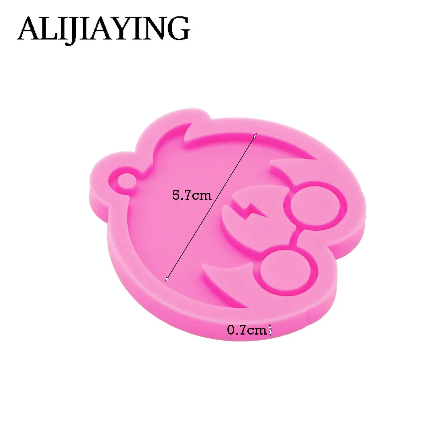 DY0280 Glossy Magic Boy Craft Epoxy Resin Molds DIY Silicone Mold for Keychain Jewelry Mould, Chocolate Tools for Cake