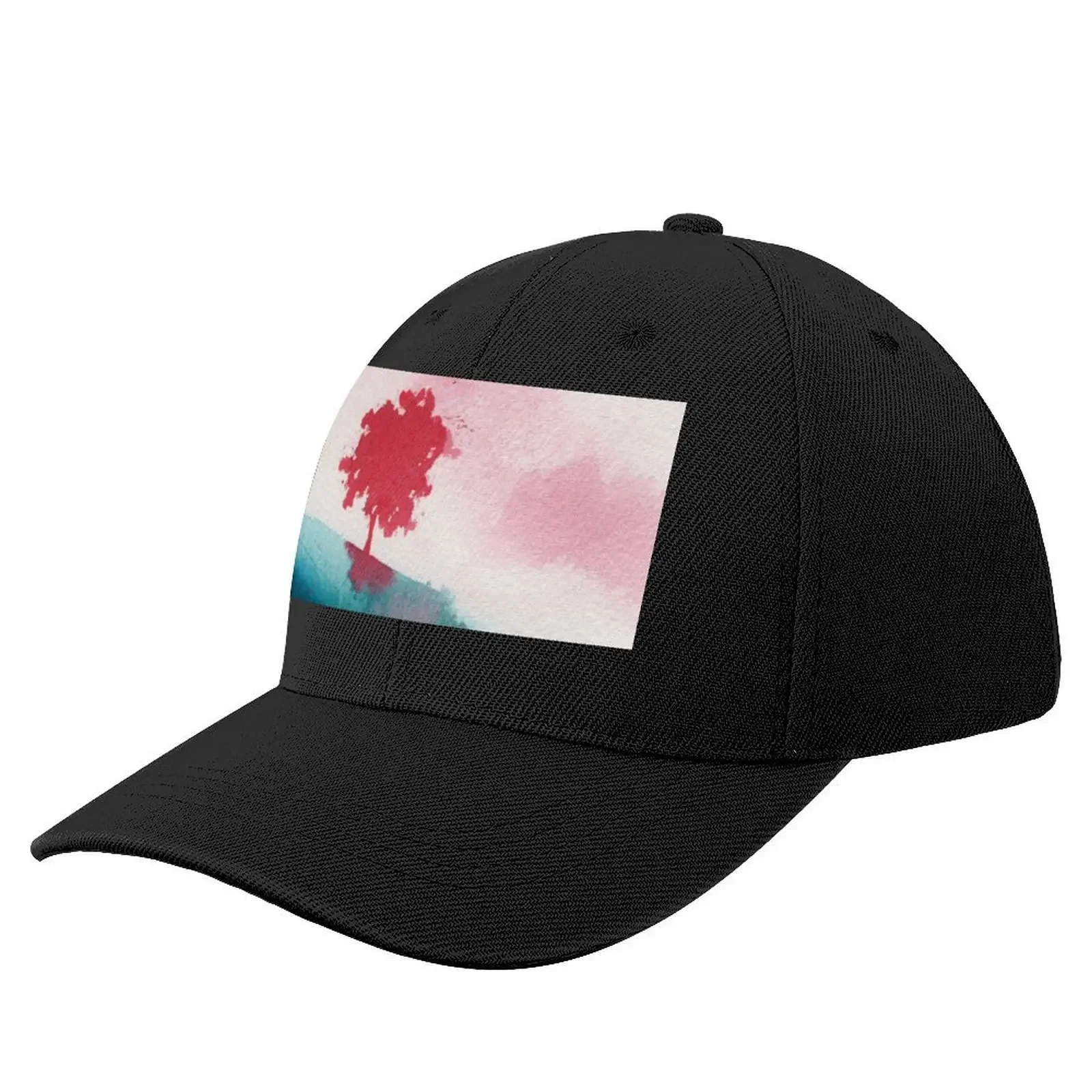 

Pink tree prairie Baseball Cap |-F-| Trucker Hat Women Men's