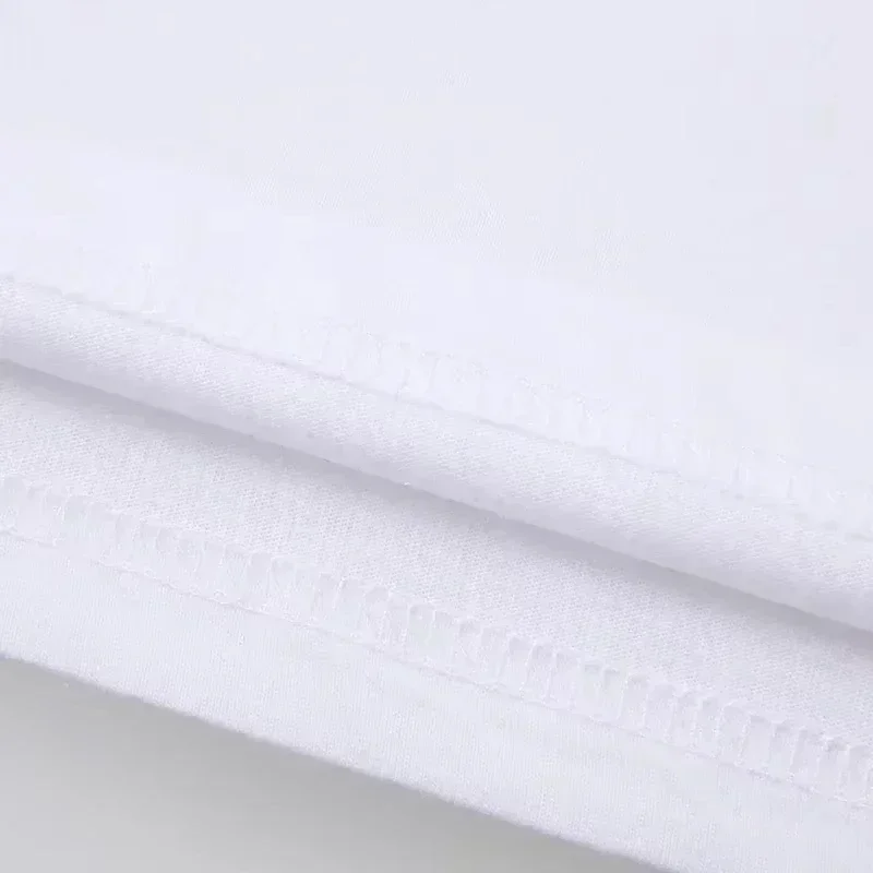 تي شيرت رجالي كاجوال بأكمام قصيرة من القطن 100 مع مطبوعات صيفية، مناسب للسفر متعدد المشاهد والارتداء اليومي