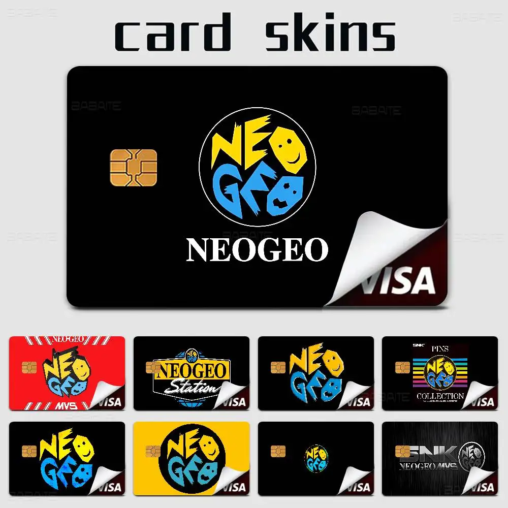 S-SNK N-Neogeo Neo Geo مختلف أنيمي بطاقات الائتمان البنك حافلة تمرير ملصقات كول الديكور ملصقات مقاومة للماء جمع