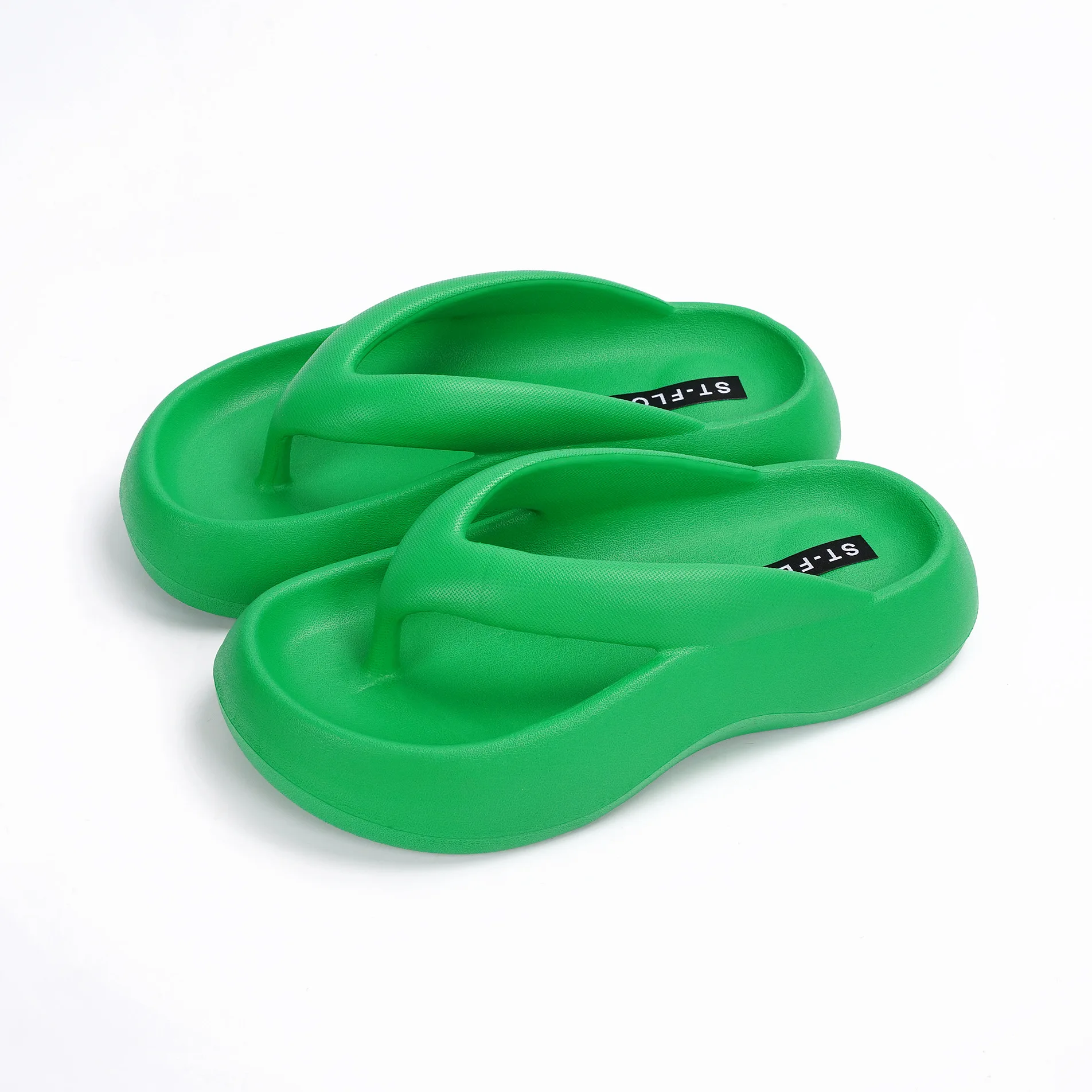 2022 Summer New Ins Adult EVA Rubber Slippers Fashion Women's Casual Beach Flip-flops Ladies Non-slip Outer Wear Jelly Slippers