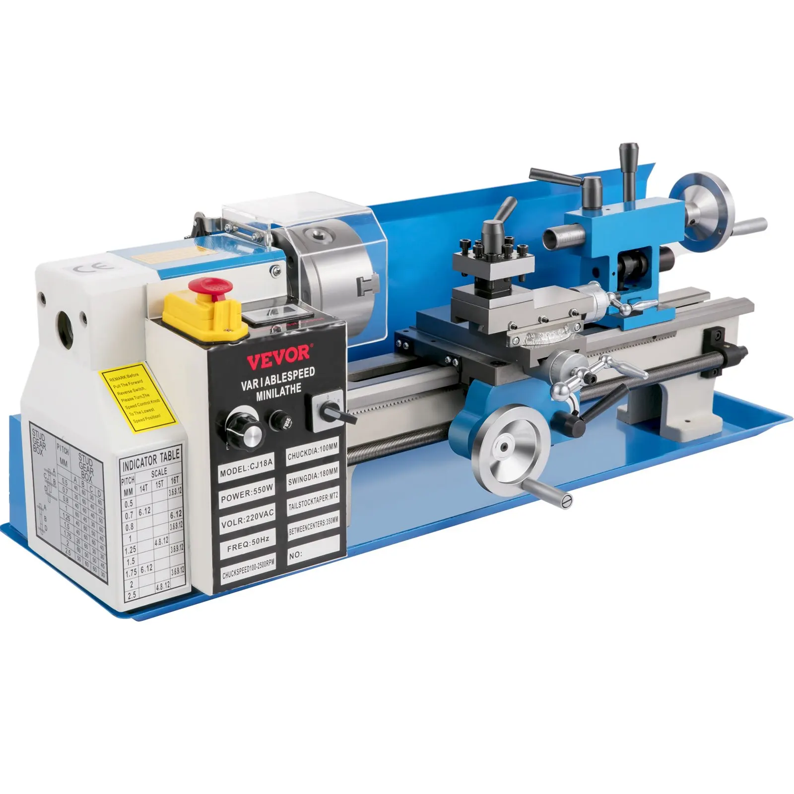 VEVOR Mini Metal Lathe 7