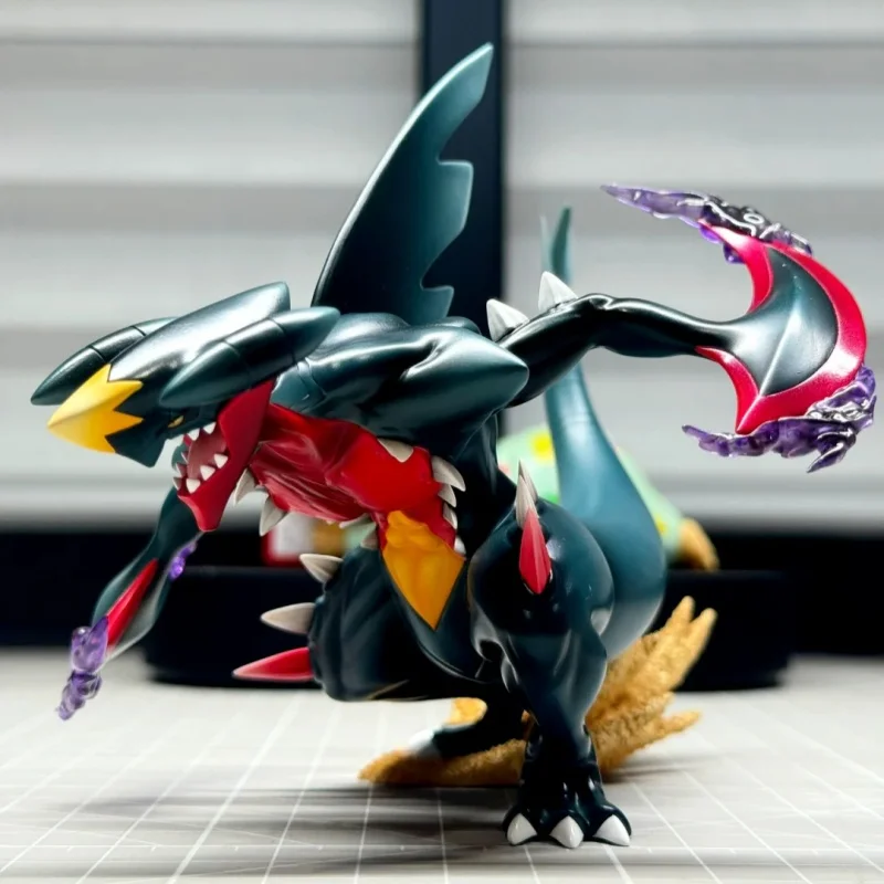 جديد حار لامعة ميجا Garchomp 1/20 الحيوانات الأليفة الجنية أنيمي لعبة دغة لاند القرش Gk الأجهزة الطرفية لامعة الشكل سطح المكتب الحلي نموذج اللعب #5