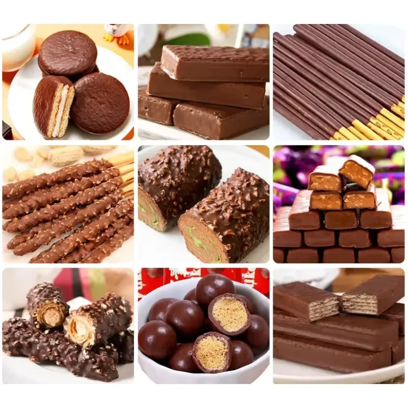 Industrial Chocolate Coating Machine Automatic Candy Factory Equipment for Commercial Use High Efficiency Coater