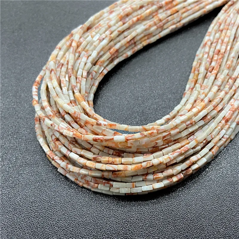 Natural Stone Rectangle Cube Beads for DIY Accessories