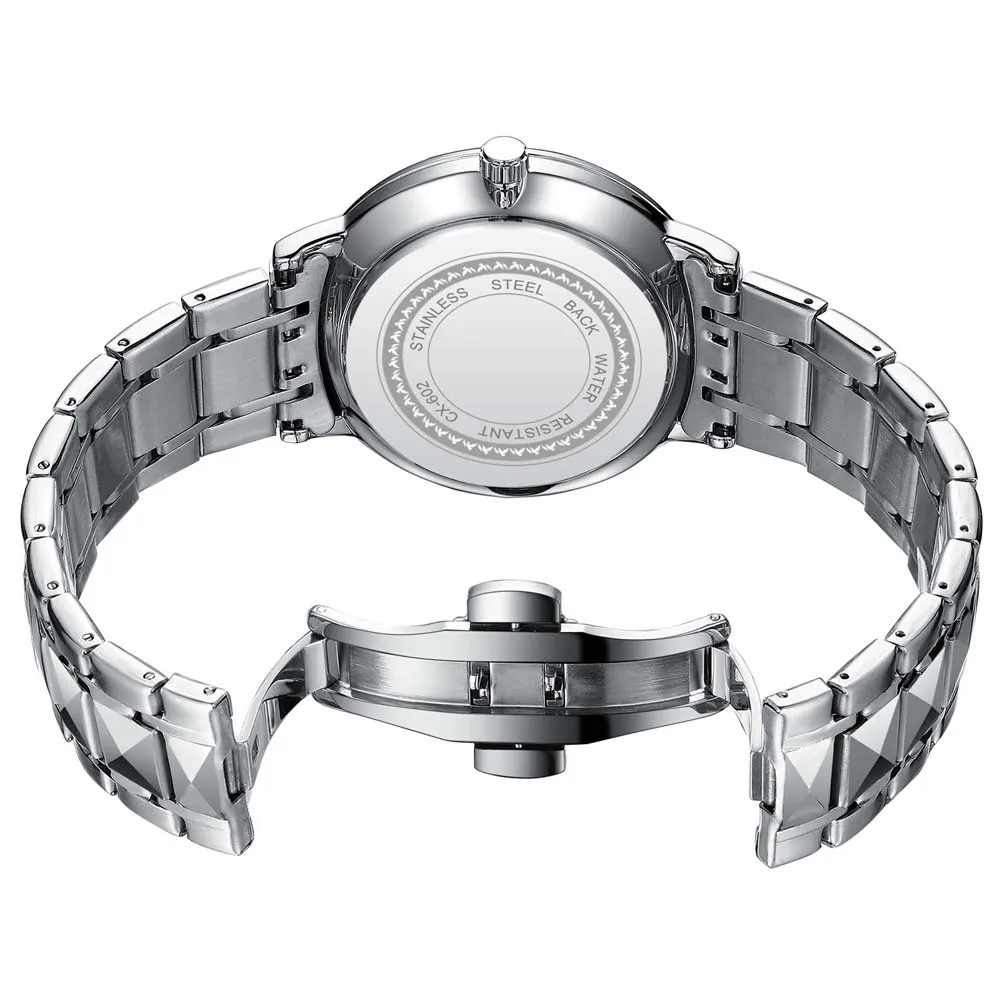 CHENXI ساعة كوارتز رجالية أنيقة الأعمال ساعة اليد التقويم مضيئة مقاوم للماء ساعة اليد الذكور ساعة Relogio