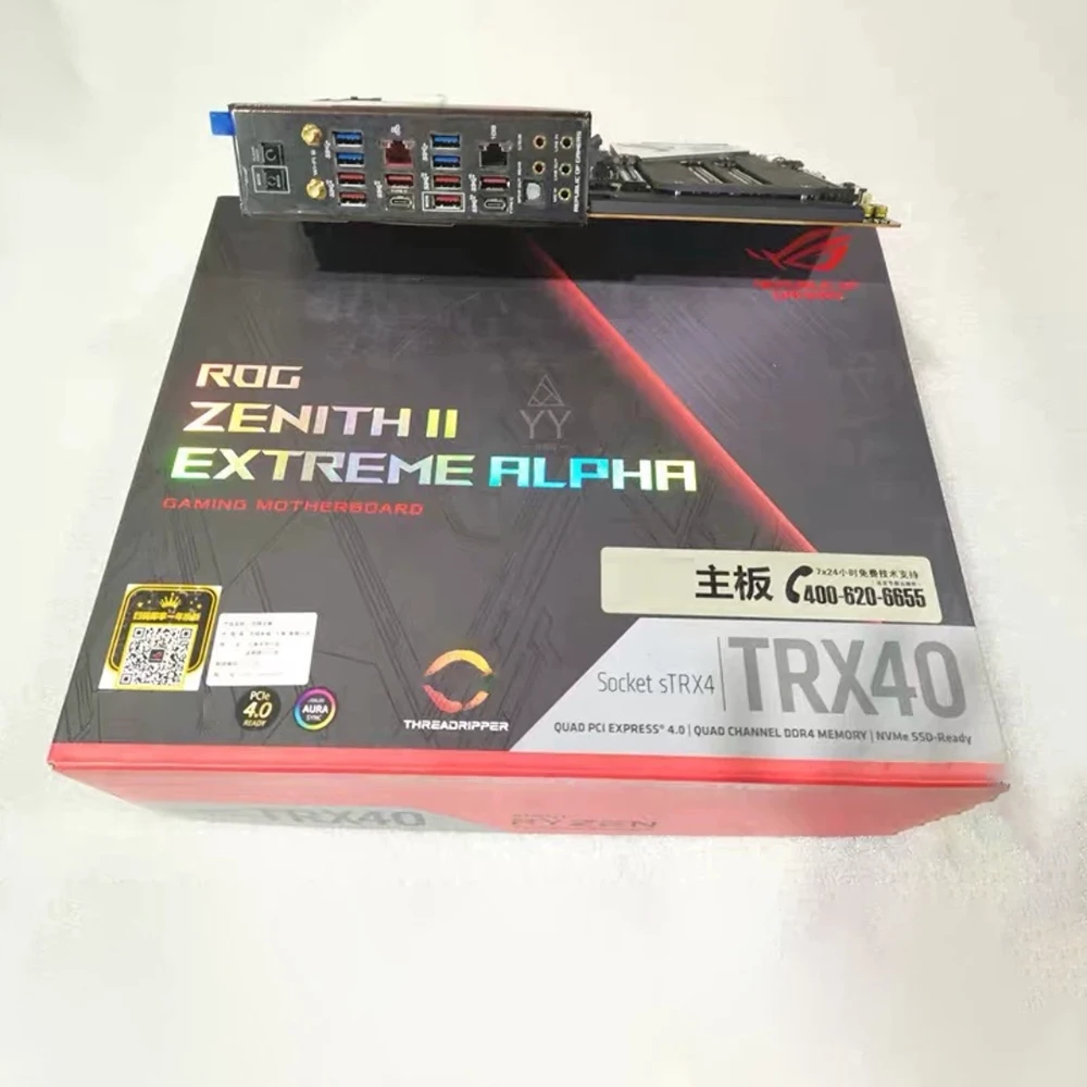 ROG ZENITH II EXTREME ALPHA For ASUS Z2EA E-ATX RGB DDR4 Support X3960 X3990 Desktop Motherboard