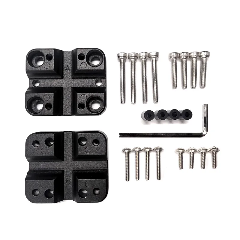 Motorcycle GPS Mount Square Metal Bracket, Handlebar Clamp Holder 12–25mm Diameter Navigation Stand