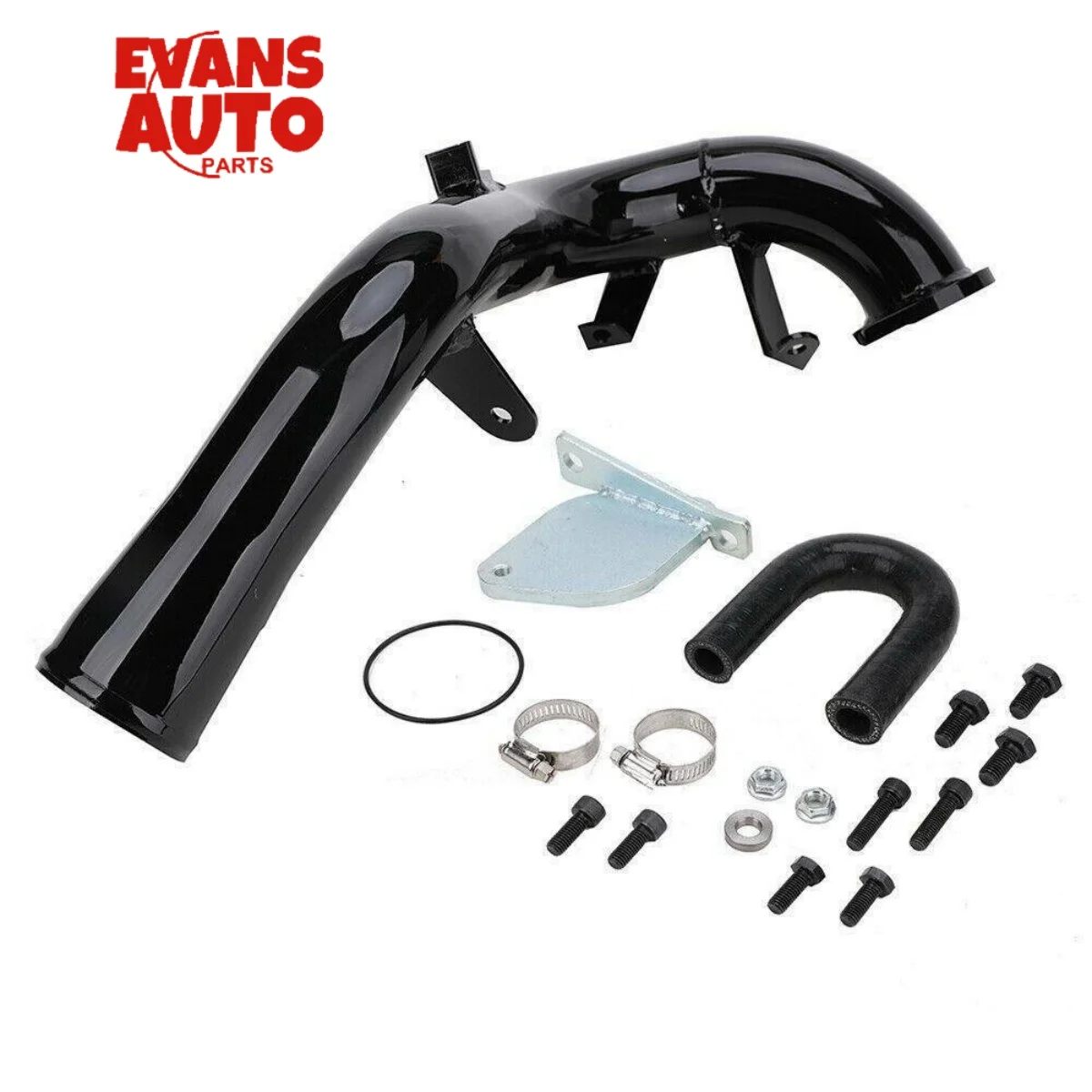 EGR Cooler Kit สําหรับ 6.6 Duramax LMM GMC Sierra 2500 3500 HD EGR สูงท่อไอดีข้อศอกหลอดสําหรับ 07-10 Chevrolet Chevy