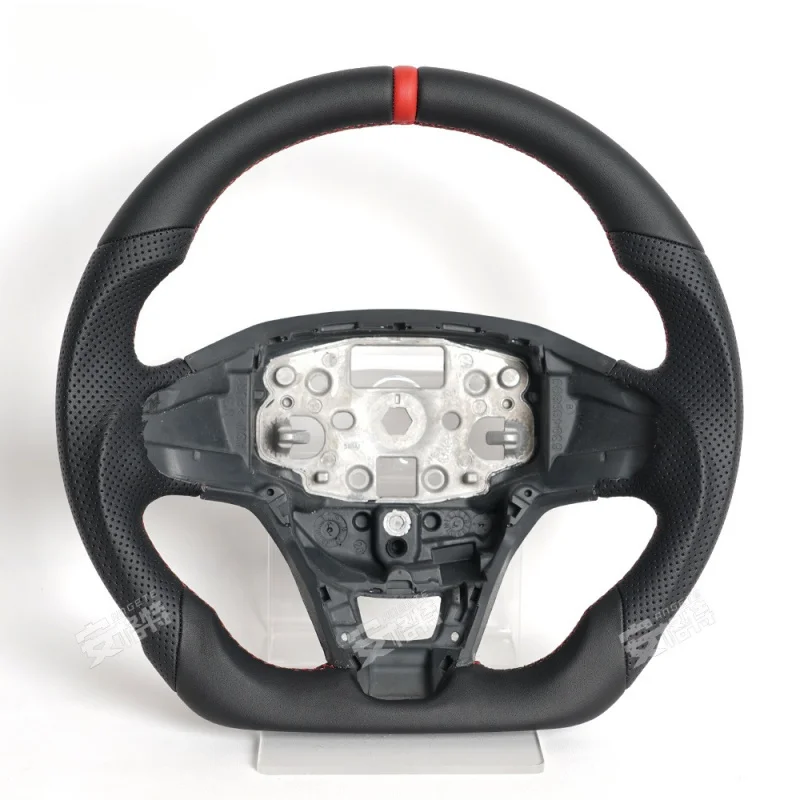 For Ford Tourneo Custom (2018-2021) Full Leather Sport Steering Wheel (MPV Special, American Spec, Modified Part)