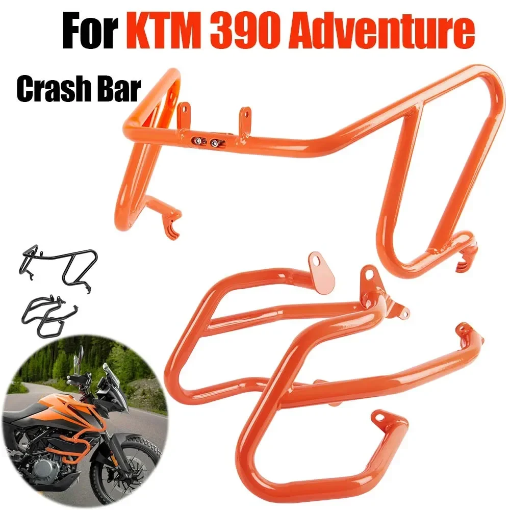 For KTM 390 ADV Crash Bar Engine Guard Highway Motorcycle Frame Protection Bumper 390ADV Adventure 2022 2023 Accessories